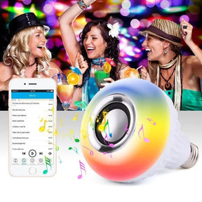 SmartGlow Music Bulb - With Built-in Bluetooth Speaker and Remote control & Usb Port