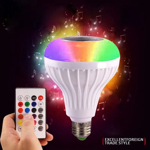 SmartGlow Music Bulb - With Built-in Bluetooth Speaker and Remote control & Usb Port